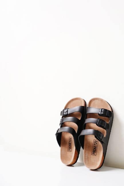 Sandales en cuir