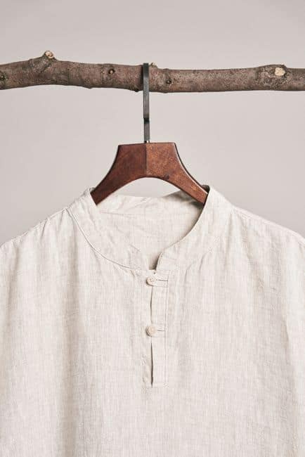 Chemise en lin lavé